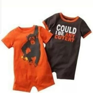 Carter's Two-Pack COULD I BE ANY CUTER? Romper Set
